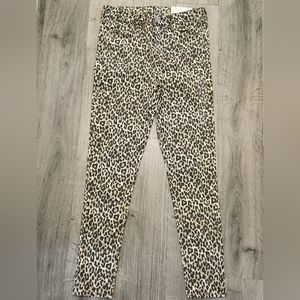 American Eagle Cheetah Print High-Rise Jeggings 10